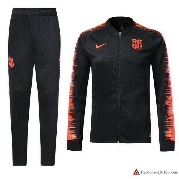 Chandal Barcelona 2018-2019 Negro Naranja